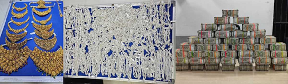 तेलंगाना चुनाव से पहले हैदराबाद में 27 किलो से अधिक सोना, 2 करोड़ नकदी जब्त